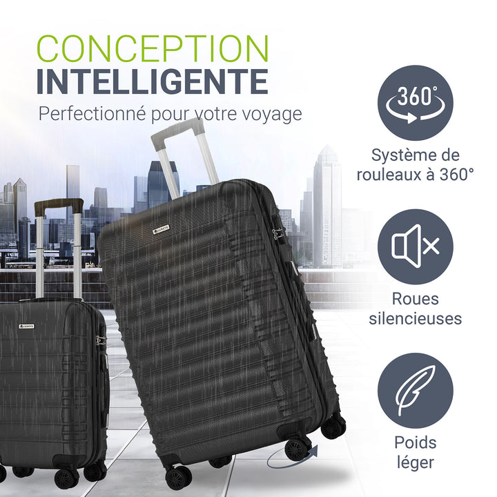 Ensemble de valises rigides Rome