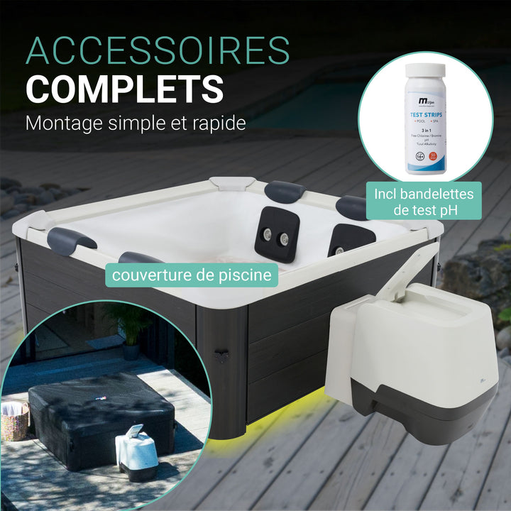Bain à remous Oslo avec éclairage LED