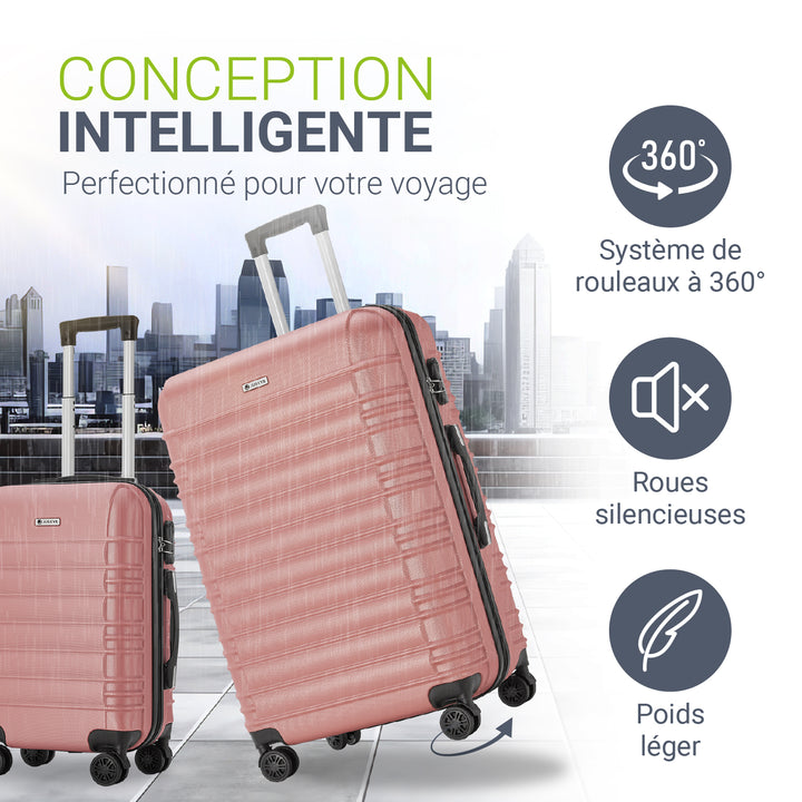 Ensemble de valises rigides Rome