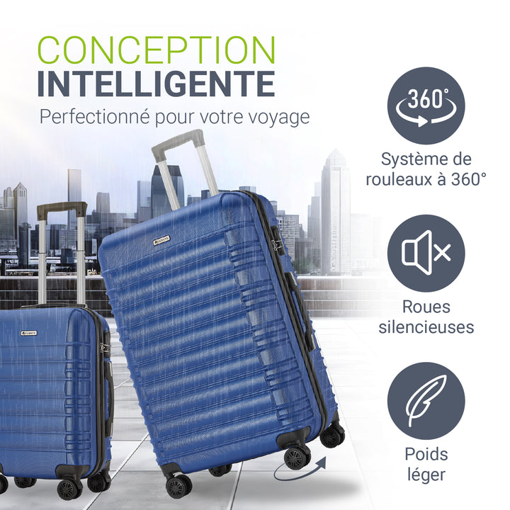 Ensemble de valises rigides Rome