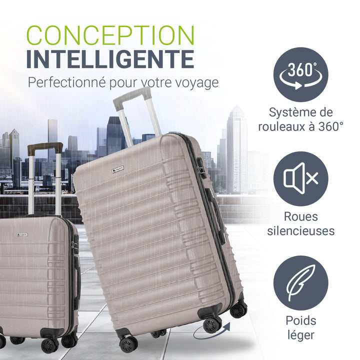 Ensemble de valises rigides Rome