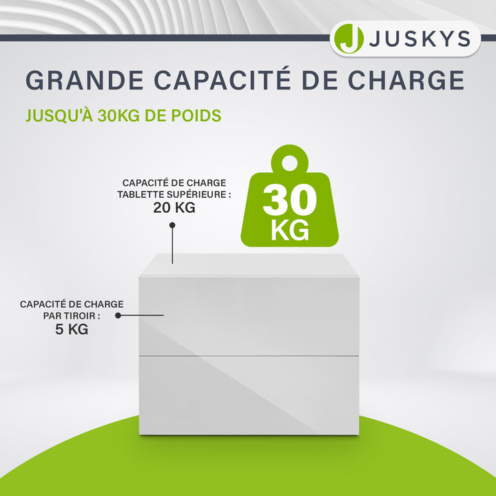 Table de chevet murale suspendue