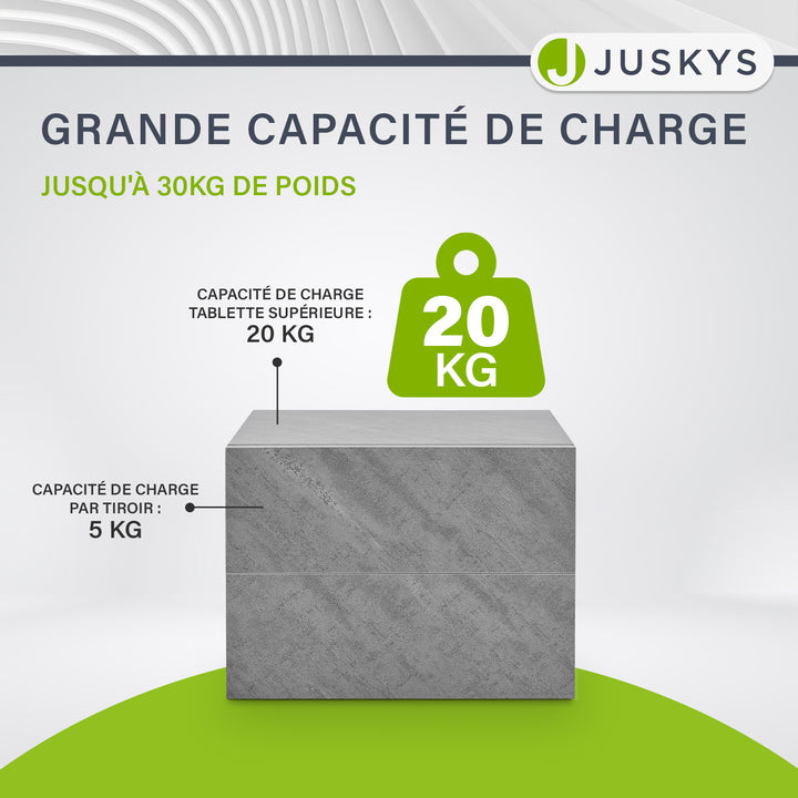 Table de chevet murale suspendue