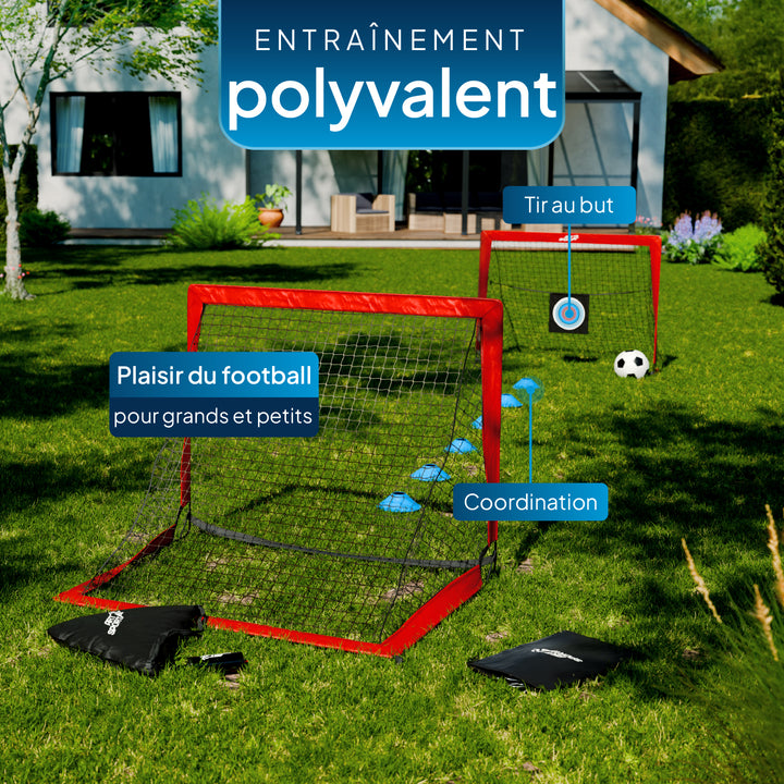 Lot de 2 buts de football pop-up Goal Master
