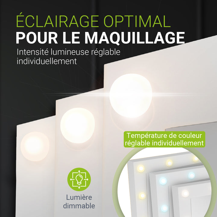 Coiffeuse avec miroir Lilia