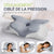Oreiller cervical orthopédique en mousse à mémoire de forme