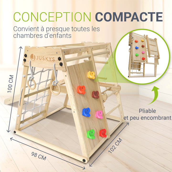 Structure d'escalade intérieure pour enfants