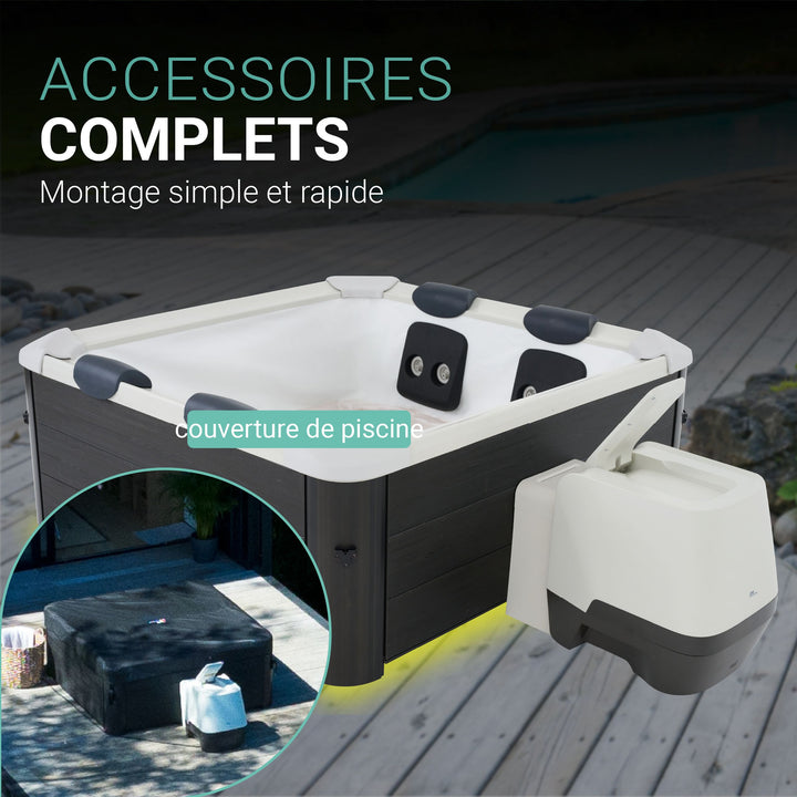 Bain à remous Oslo avec éclairage LED