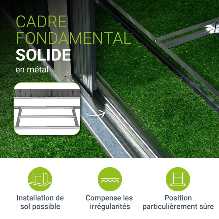 Abri à outils en métal