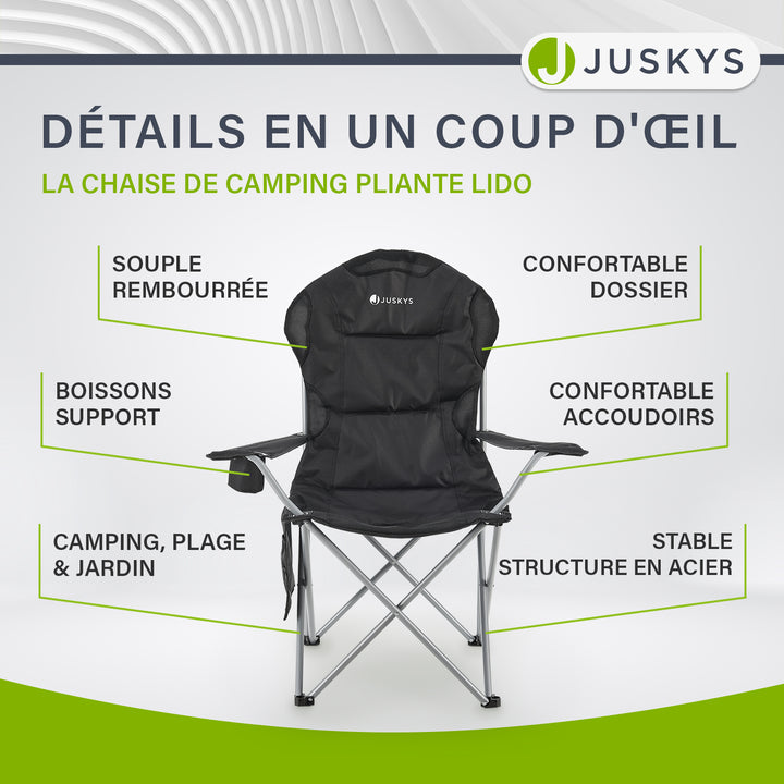 Chaise de camping Lido