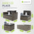 Salon en polyrotin Salou