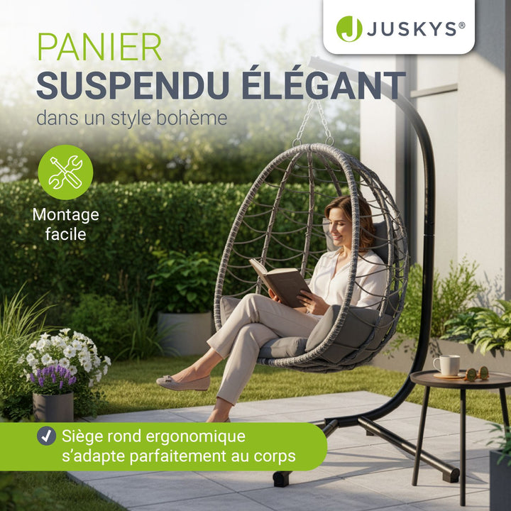 Chaise suspendue Aria avec cadre