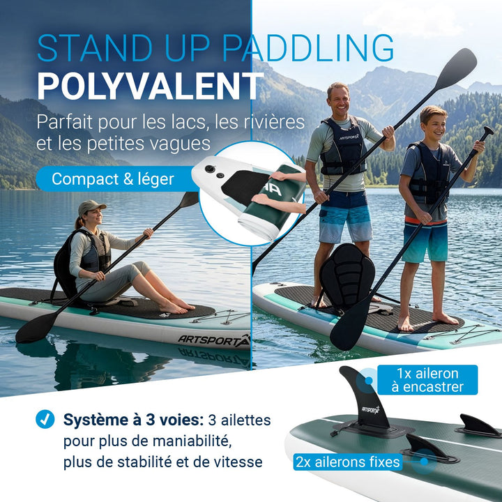 Set de planche de stand up paddle - Kayak