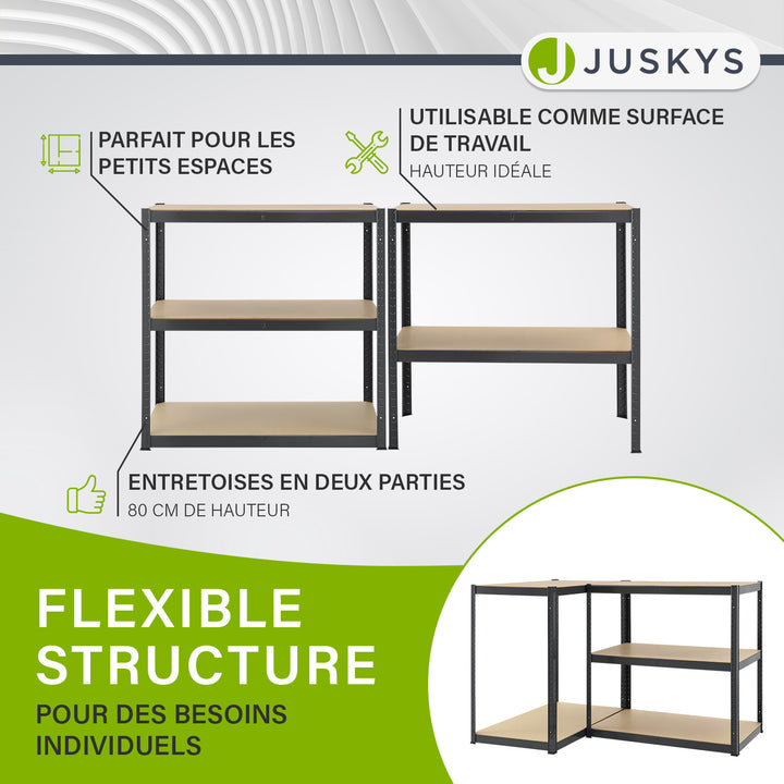 Étagère de rangement de base 200 x 100 x 60 cm