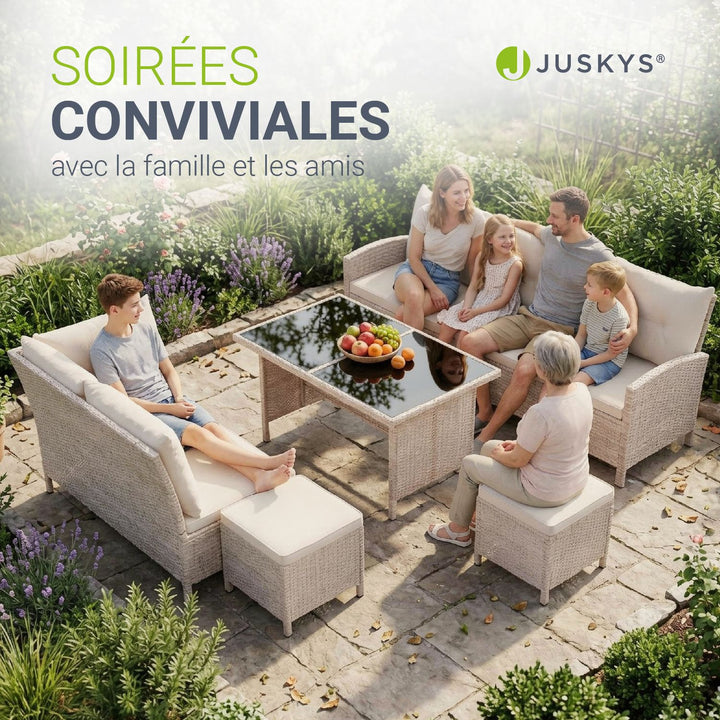 Salon en polyrotin Manacor