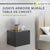 Table de chevet murale suspendue