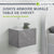 Table de chevet murale suspendue