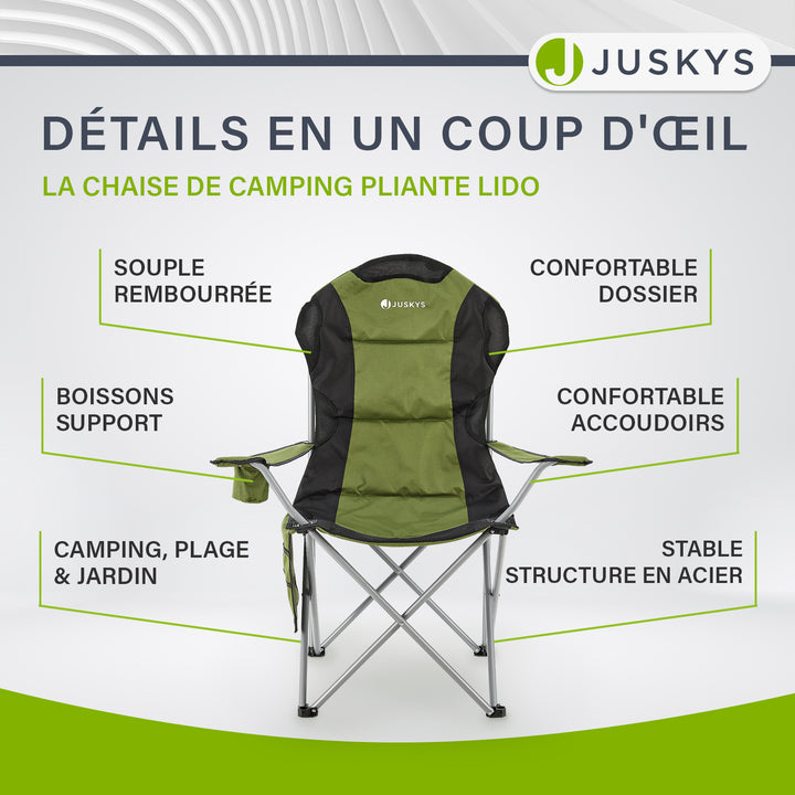 Chaise de camping Lido
