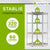 Étagère d'angle Corner Easy 160 x 75 x 40-75 cm