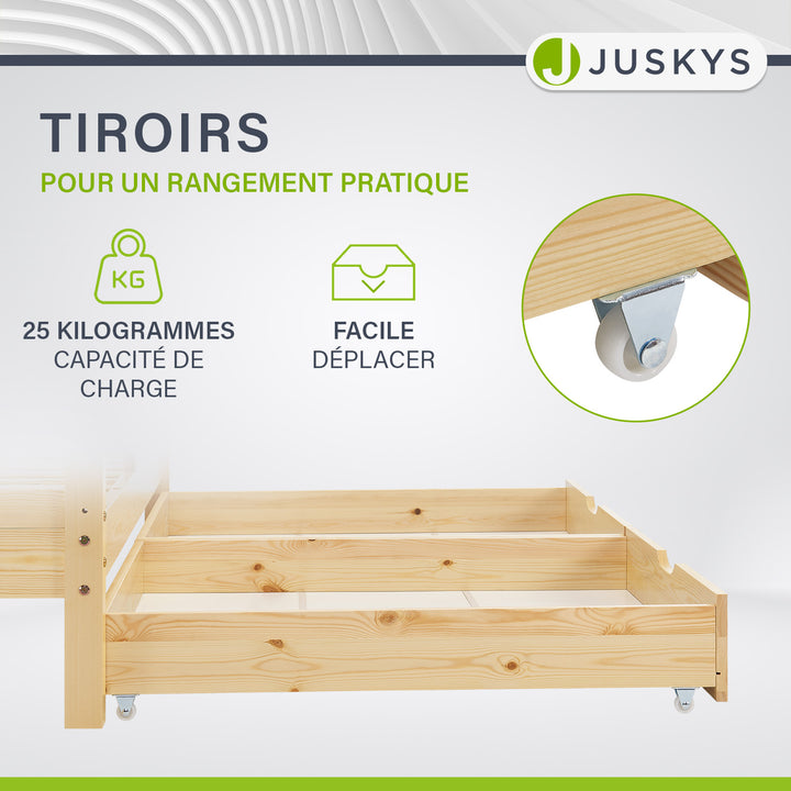 Lit enfant Marli 80 x 160 cm avec sommier