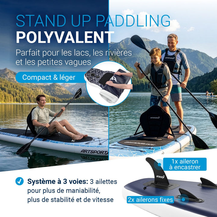 Set de planche de stand up paddle - Kayak