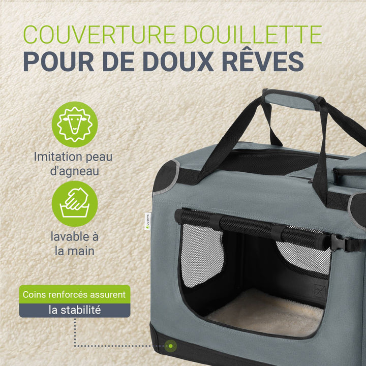cage de transport pliable pour chien Lassie
