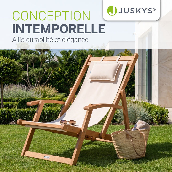 Chaise longue pliante Tavira
