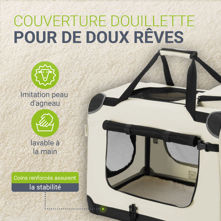 cage de transport pliable pour chien Lassie