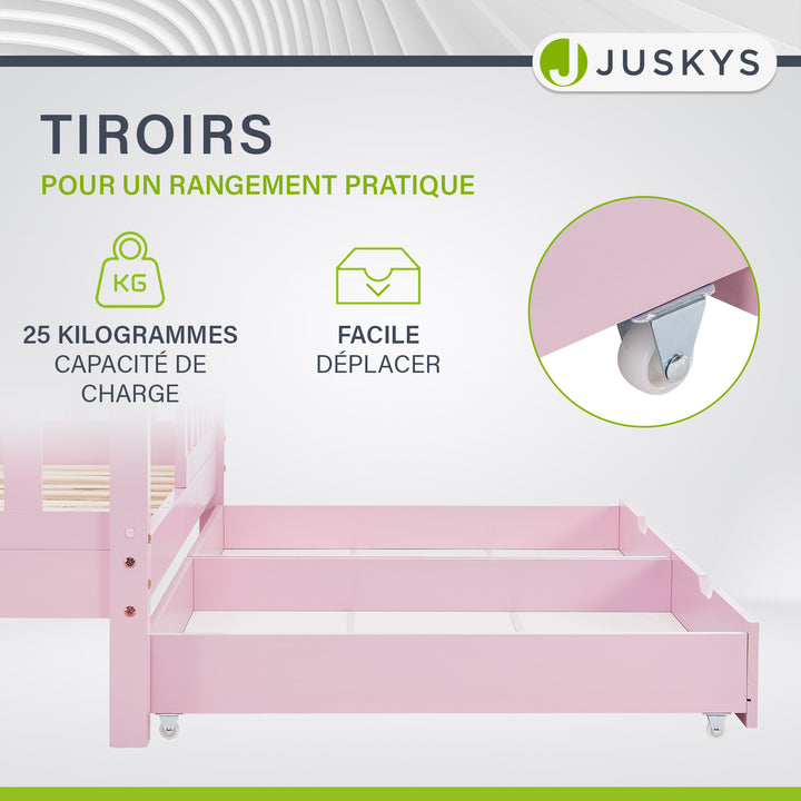 Lit enfant Marli 80 x 160 cm avec sommier