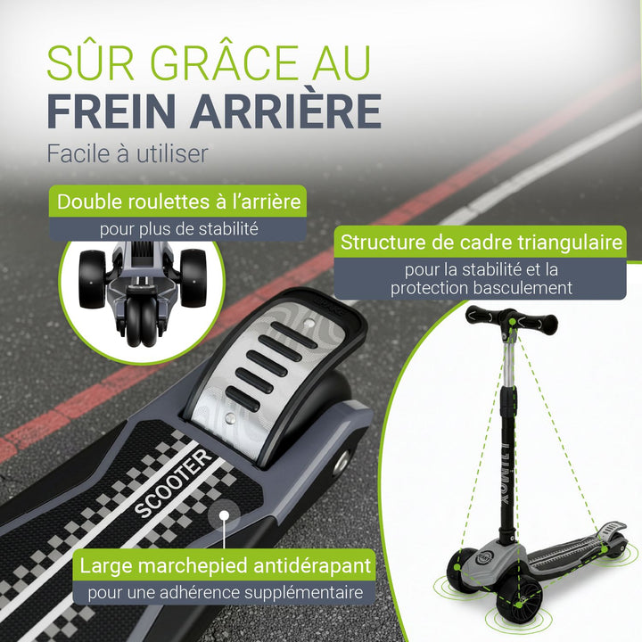 Trottinettes pour enfants pour des aventures en toute sécurité
