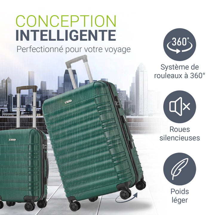 Ensemble de valises rigides Rome