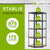 Étagère d'angle Corner Basic 180 x 70 x 40 cm