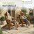 chaise longue pliante de jardin Corfou