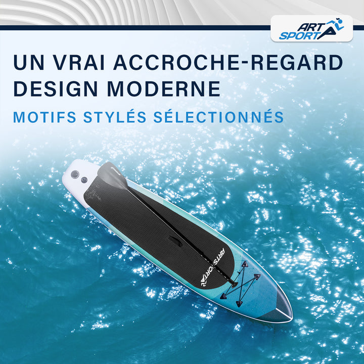 Stand up paddle gonflable – set complet avec sac et accessoires