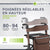 Déambulateur en aluminium Vital avec siège