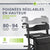 Déambulateur en aluminium Vital avec siège
