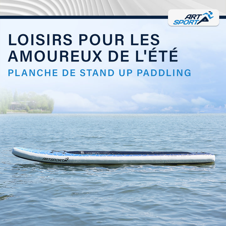 Stand up paddle gonflable – set complet avec sac et accessoires