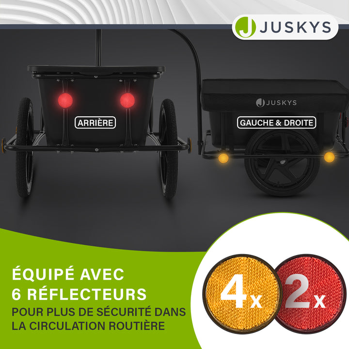 Remorque de transport / remorque à vélo 90 litres