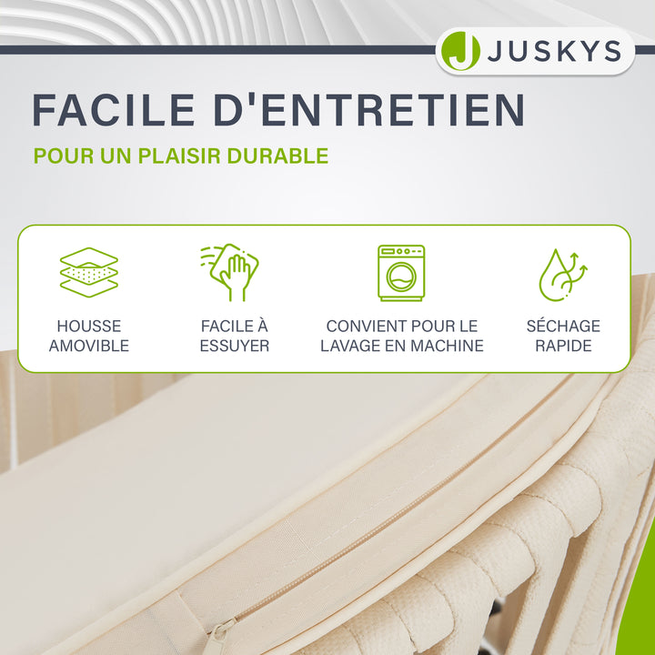 Ensemble de 2 chaises en corde