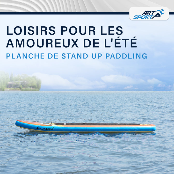 Stand up paddle gonflable – set complet avec sac et accessoires