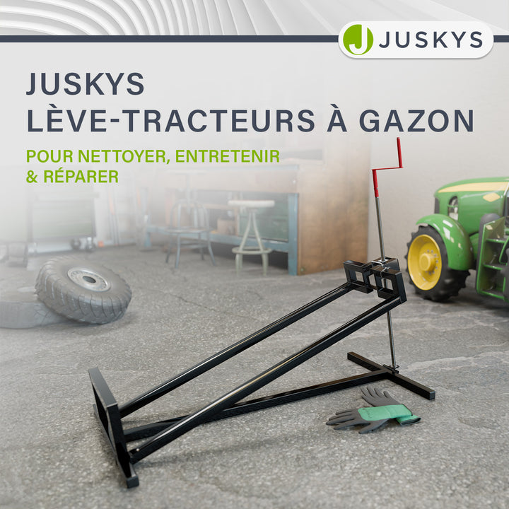 Cric pour tracteur à gazon jusqu'à 400 kg