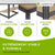 Étagère d'angle Corner Basic 180 x 70 x 40 cm