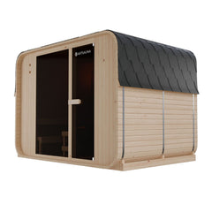 Sauna tonneau cubique Fjora XXL