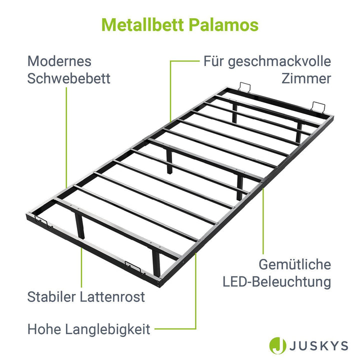 Metall Schwebebett Palamos