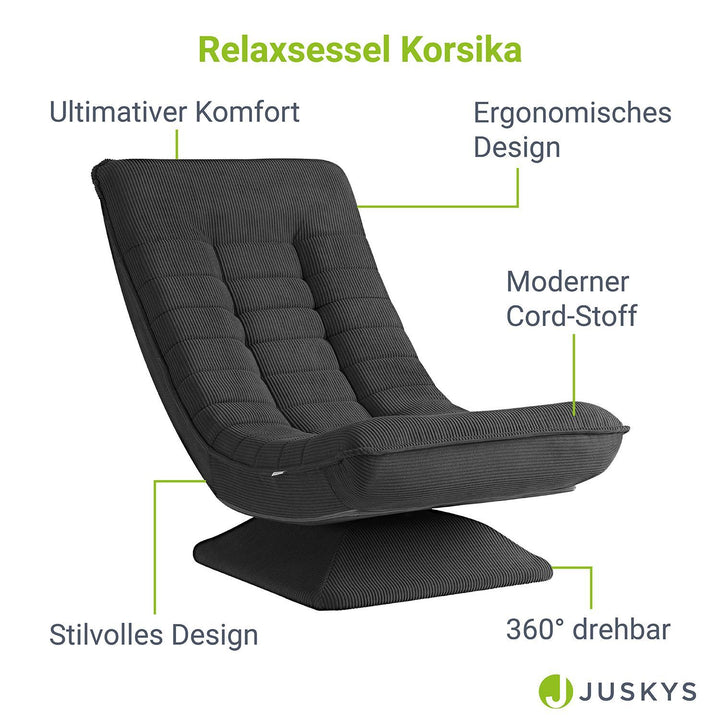 Relaxsessel Korsika mit Cord