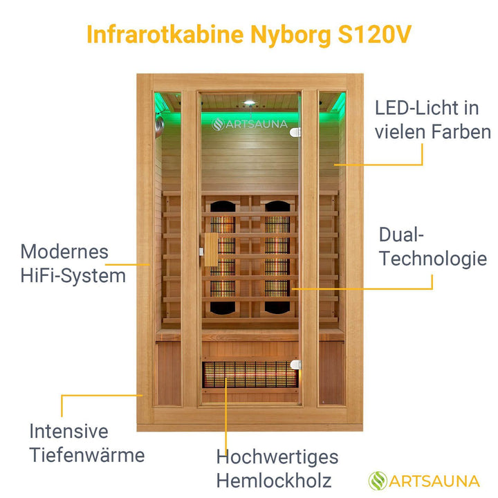 Cabine infrarouge Nyborg S120V