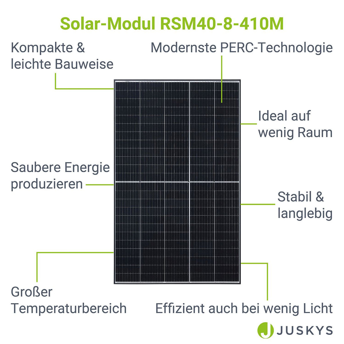 Module solaire Risen RSM40-8-410M