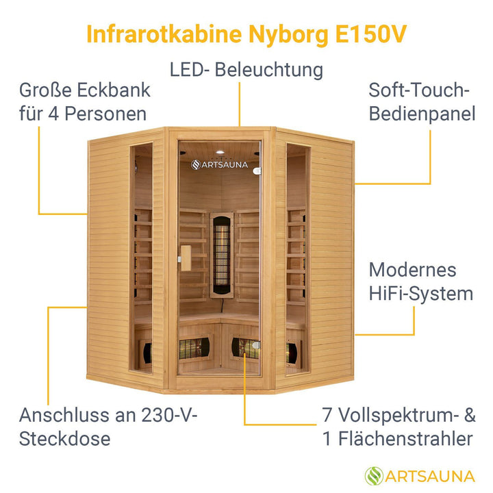 Cabine infrarouge Nyborg E150V