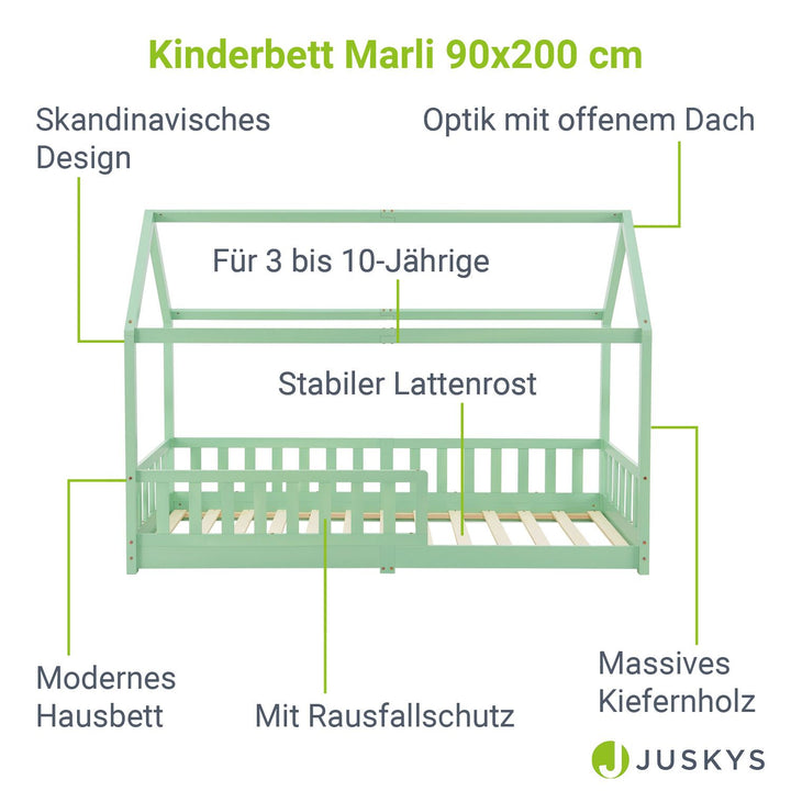 Kinderbett Marli 90 x 200 cm