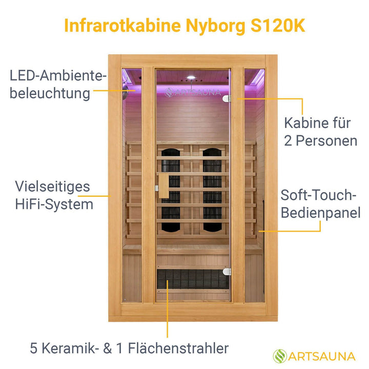 Cabine infrarouge Nyborg S120K